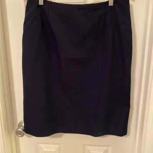 Navy Blue Pencil Skirt